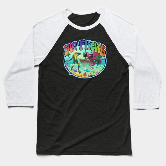 Disc Golf underwater world!!! Baseball T-Shirt by Big Flicks